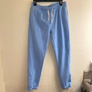 Never worn light blue sweatpants